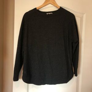 Loft Soft Charcoal Sweater Size Small